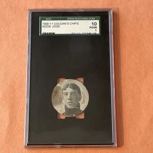1909-11 E254 Colgan's Chips ADDIE JOSS CLEVELAND SGC 1 - Picture 1 of 8