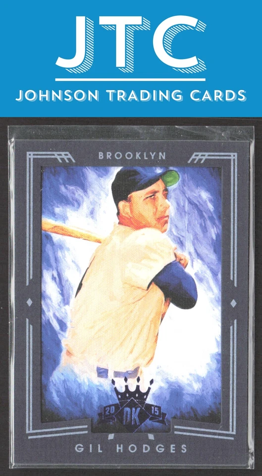2015 Panini Diamond Kings Gil Hodges Framed Blue Brooklyn Dodgers #95/99 - Image 1 of 2