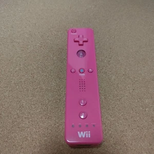 Nintendo Wii WiiU Pink Remote Motion Controller Tested Working Cleaned - Picture 1 of 3