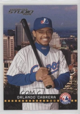 2004 Donruss Studio Orlando Cabrera #122 - Image 1 of 2