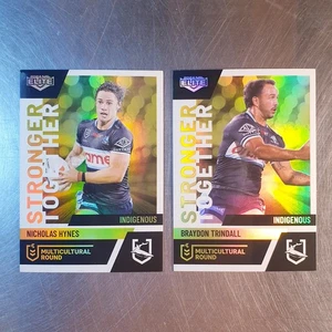 2024 NRL Elite Multicultural Round Team Set (2 Cards) Cronulla Sharks - Bild 1 von 2