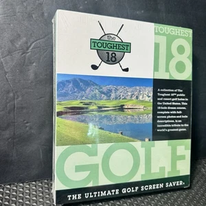 New!Toughest 18 Golf Screen Savers for PC Windows 95/98/2000 CD-ROM Disk Golfing - Picture 1 of 8