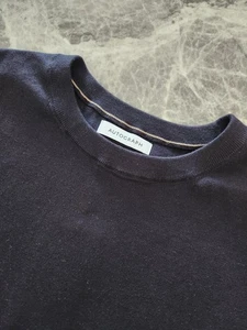 T-shirt M&S Autograph in maglia di seta e cotone ~ taglia XL - Foto 1 di 8