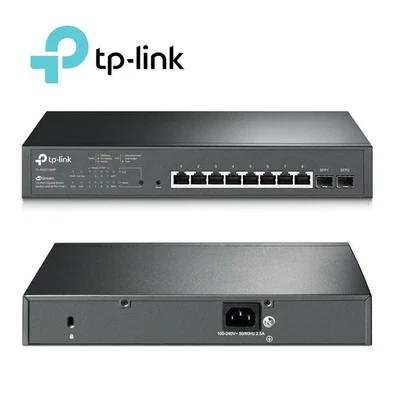 TP-Link | Omada 10-Port Gigabit Smart Switch | 8* PoE+ Model SG2210MP - Image 1 of 4