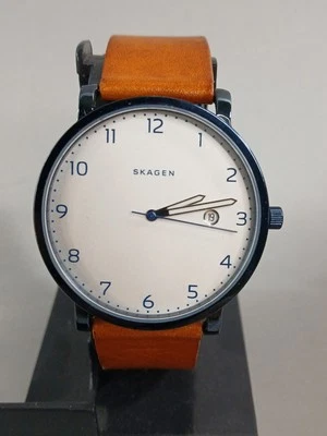 Reloj Hombre Skagen SKW6325 Hagen con Correa de Cuero, Batería Nueva Funciona Foto 1 de 4