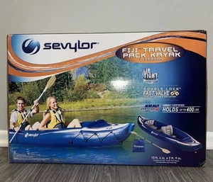 Sevylor Fiji Travel Pack Blow Up Kayak **New In Box** Model #2000004050 - Picture 1 of 16