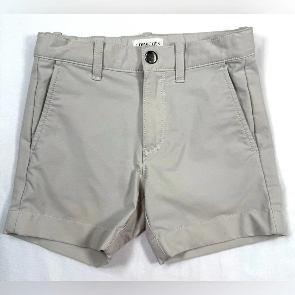 Pantalones Cortos Chinos CREWCUTS ACTIVE Niños Pequeños Beige Performance Wear Deportivos Talla 2 Foto 1 de 4