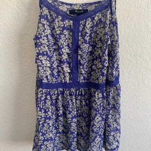 Madewell Blue Floral Thin Strap XS - Picture 1 of 4