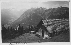 2180 RIFUGIO GALLINA ANIMATA VIAGGIATA TIMBRO FOTO JOCHLER VIPITENO COLLE ISARCO - Picture 1 of 2