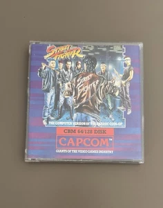 Jeu Street Fighter 1 Euro / Usa Commodore CBM 64 C64 128 C128 Disk Capcom - Bild 1 von 11