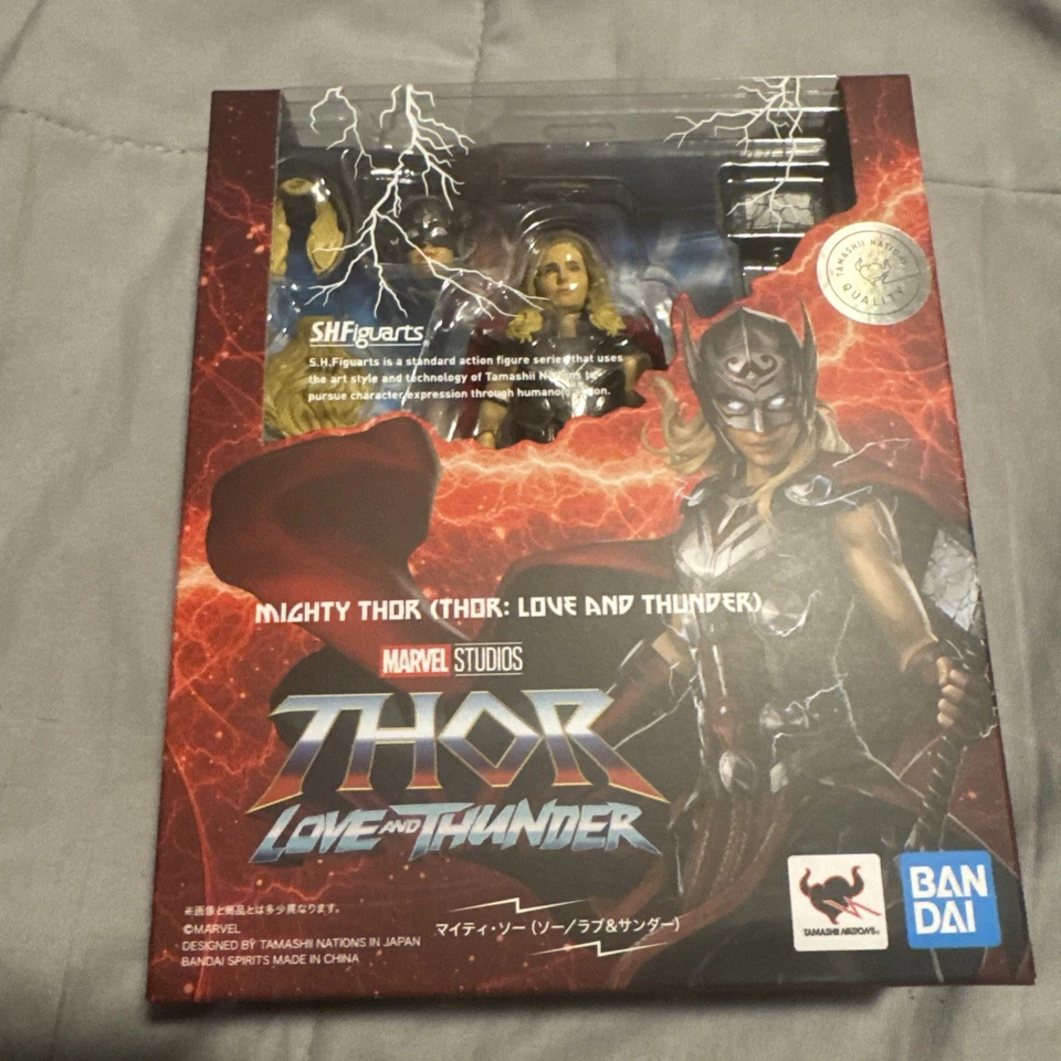 Figura de acción Bandai S.H.Figuarts Mighty Thor Love and Thunder SHF 2022 sellada. Foto 1 de 2