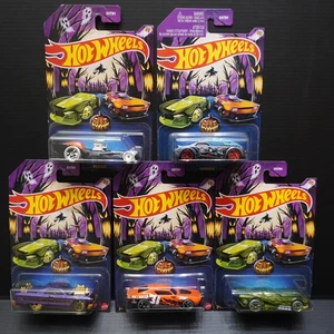 Juego completo de 5 Hot Wheels Halloween Impala Barracuda 2023 - Imagen 1 de 2