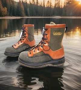 Cabela’s Master Guide Watstiefel Filzsohle - strapazierfähige Angelstiefel Gr. 13 - Bild 1 von 4