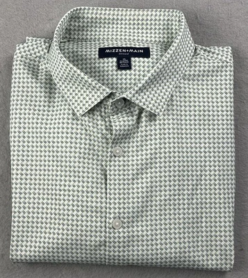 Mizzen Main Men’s Leeward Classic No Tuck Dress Shirt Size XL (Excellent Con.) - Image 1 of 4