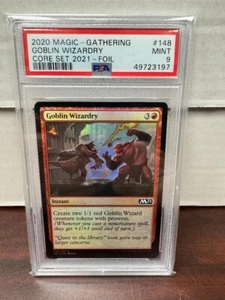 PSA 9 2020 MTG Core Set 2021 Goblin Wizardry Foil - Picture 1 of 1