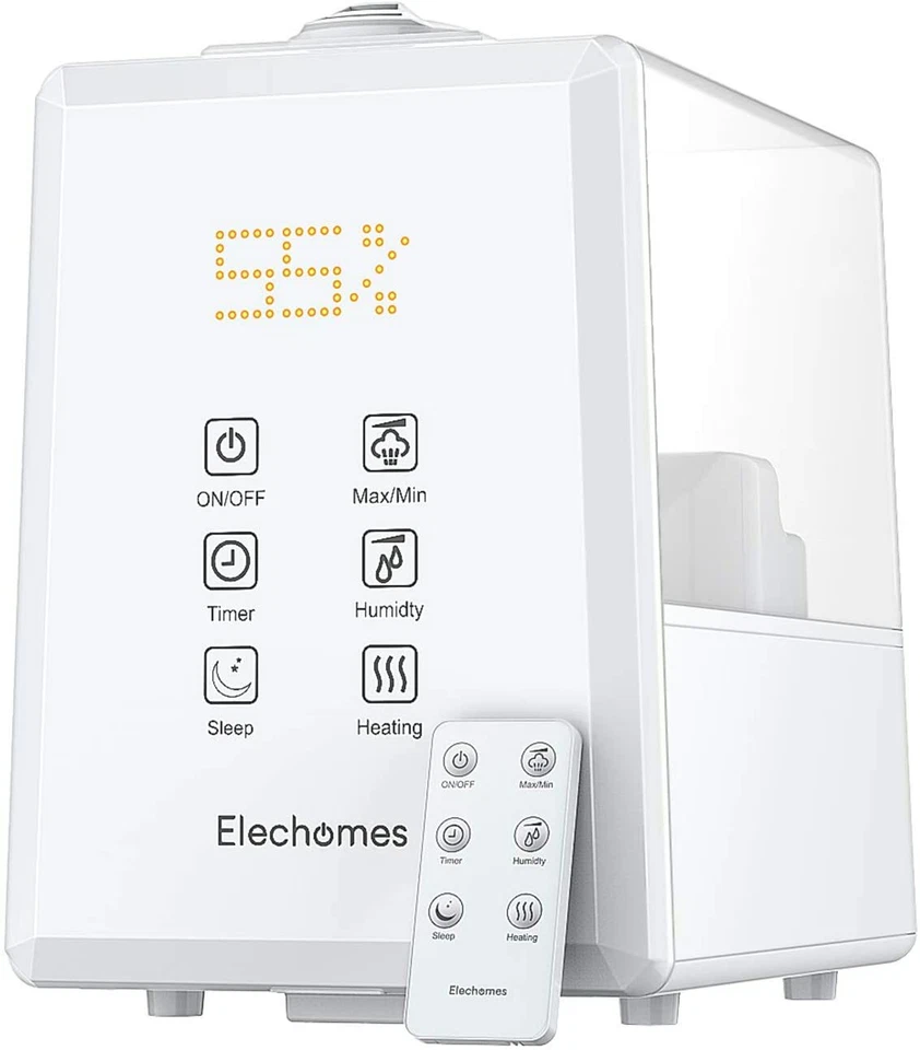 Elechomes UC5501 Ultrasonic Humidifier 6L Vaporizer Warm and Cool Mist - Image 1 of 1