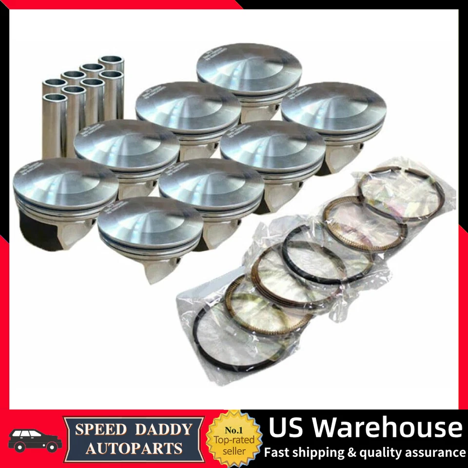 Nuevos pistones HEMI de 5,7 L con anillos para 09-16 Chrysler Aspen Dodge Jeep Ram 1500 2500 Foto 1 de 4