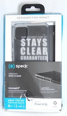 Speck - Presidio STAY CLEAR Hard Shell Case for Google Pixel 4 XL - Clear - Image 1 of 4