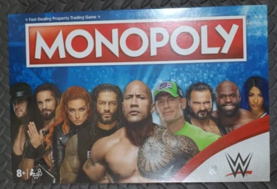 Monopoly WWE Smack down Vs Raw Sealed Board Game Scarce Wrestling 2021 - Image 1 of 4
