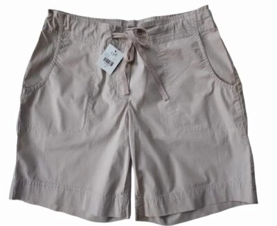 Pantalones Cortos J. Jill Beige Claro Tostado Piemez Talla 4 NUEVOS NUEVOS CON ETIQUETAS Informales Chinos Foto 1 de 4