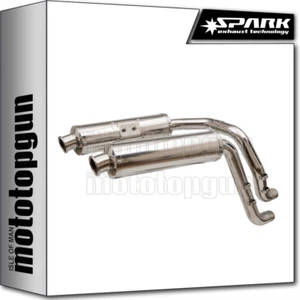 SPARK 2 ESCAPES APROBADO ROUND INOX DUCATI MONSTER S2R 1000 2006 06 2007 07 - Imagen 1 de 1
