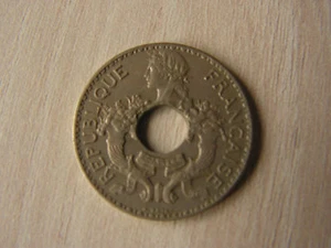 5 Cents 1939 Indochina - Picture 1 of 2