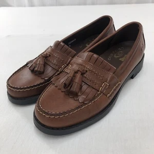 Vintage Dexter Beacon Hill Tassle Loafers Women's Size 9.5 Soft Leather Brown - Picture 1 of 10