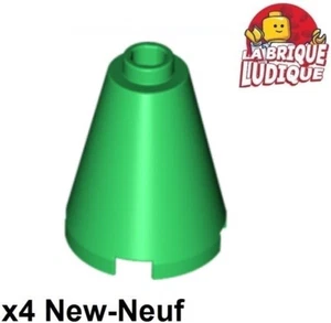 LEGO 4x Kegelbund 2x2x2 / Completely Open Stud Grün/Grün 3942c Neu - Picture 1 of 1