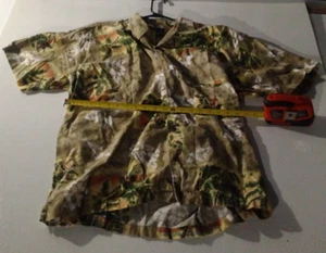 Men's No Boundaries Hawaiian Floral Button Up Short Sleeve Shirt Size 2XL - Picture 1 of 6