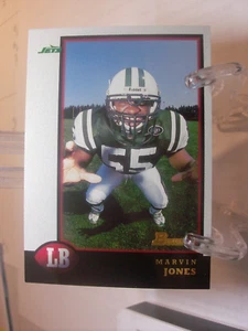1998 Bowman Football #146 - Marvin Jones - New York Jets 98-256 - Picture 1 of 2