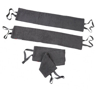 Rückenwaschgurt Baumwolle Rückenschrubber Dusche Grau 3er Set Rücken Waschen • 9.90€