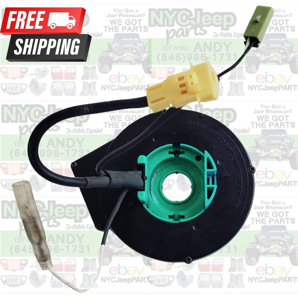 Jeep TJ Wrangler 2000 resorte de reloj con volante de control de crucero 56047105AC Foto 1 de 4