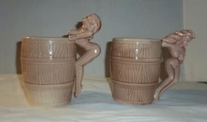 Vintage nackte nackte Dame Stripper Tassen Tiki - Bild 1 von 4