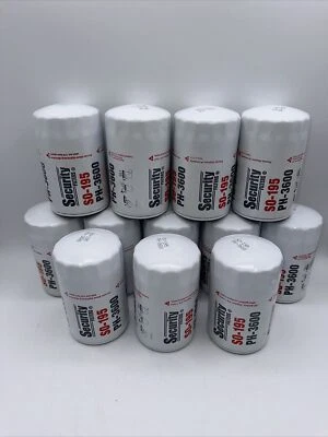 12 件安全 SO-195 发动机机油过滤器适用于马自达福特道奇 JEEP 水星 — 第 1/2 张图片