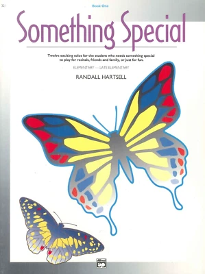 Something Special Elementary / Late Elementary Piano Solos Book 1 Hartsell 1990 - Image 1 of 4