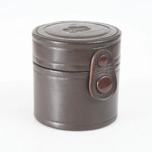 :Nikon Nippon Kogaku 2¾" Brown Leather Lens Case for L39 LTM Lenses - Picture 1 of 5