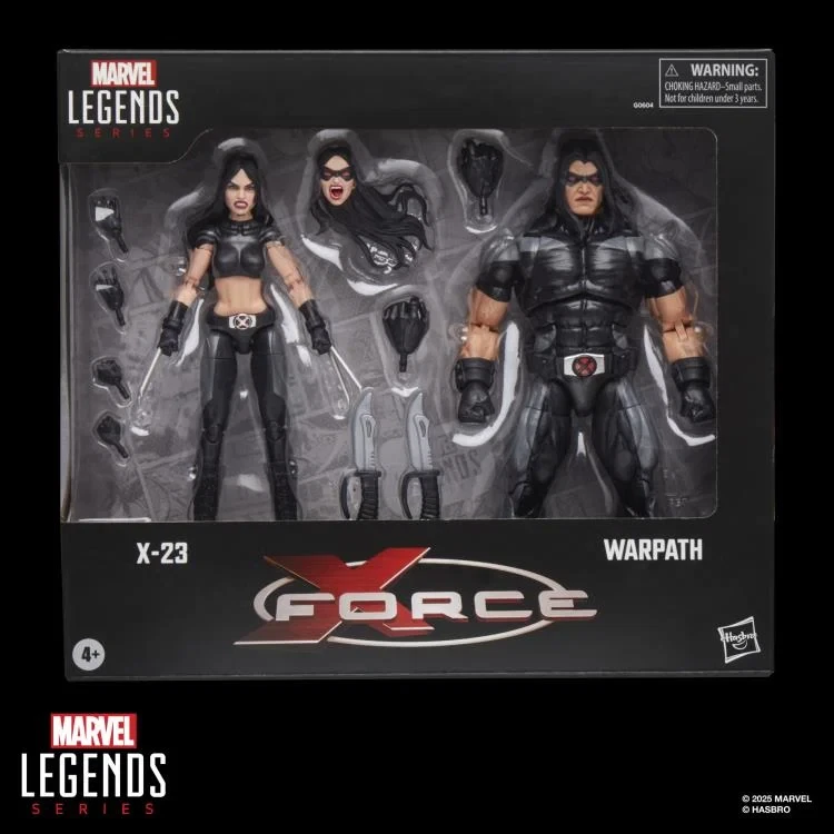 EN MANO X-Force Marvel Legends Warpath y X-23 Figura de Acción Paquete de Dos Foto 1 de 1