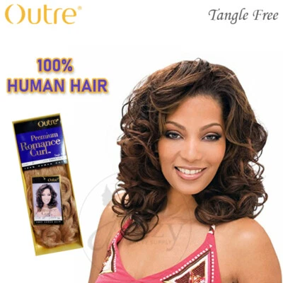 Outre Premium Romance Rizo 100% Cabello Humano 8",10",12",14",16",18",20" Foto 1 de 2