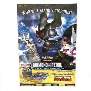 DP Great Encounters - Pokemon TCG 2008 Darkrai RARE Original Print Ad Poster A4 - Picture 1 of 9
