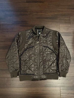 Chaqueta Rocawear Puffer Hip Hop Marrón Oscuro Para Hombre Talla Grande 100% Poliéster Foto 1 de 4