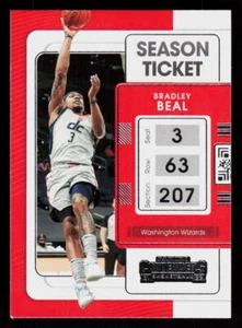 Baloncesto Panini Contenders Bradley Beal #71 2021 Washington Wizards - Imagen 1 de 2