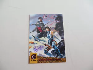 '94 FLEER ULTRA X-MEN WALMART #3 GAMBIT & PSYLOCKE CARD SIGNED RAY LAGO, POA - Picture 1 of 2