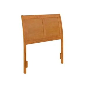 AFI Panel Headboard 41.5" W X 44.25" H, Natural Bronze Twin Sleigh Solid Wood - Picture 1 of 6