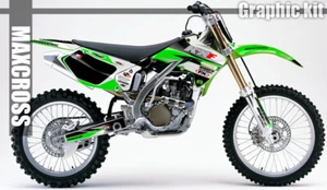 KAWASAKI KX250F 2004 - 2005 MAXCROSS GRAPHICS KIT DECAL FULL SuperSticker STD1 - Picture 1 of 3