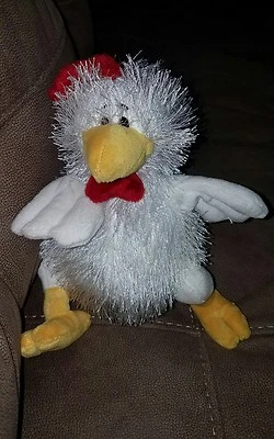 WEBKINZ  CHICKEN 10" FULL SIZE NO CODE CLUCK PLUSH STUFFED ANIMAL GANZ 3+ - Image 1 of 4