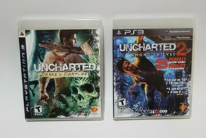 Uncharted: Drake's Fortune & Among Thieve's Complete Lot of 2 - Bild 1 von 3