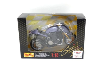 Munch Motorcycle Vintage New In Package Maisto 1:18 Special Edition Gray 39356 - Image 1 of 4