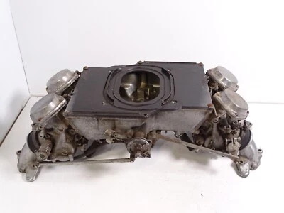 1984 Honda GL1200 Goldwing Interstate Carburetors Carbs Intake Manifolds Boots - Image 1 of 4