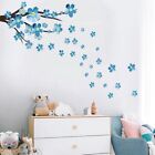 Wandaufkleber Komfortabel Kunst Blau Blume Bl??te Dekor Dekorieren Schlafzimmer