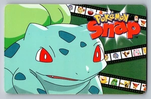 Nintendo Blockbuster Video Pokemon Snap Station Bulbasaur 1999 Collectible Card - Picture 1 of 2
